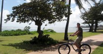 Bicyclist on Path