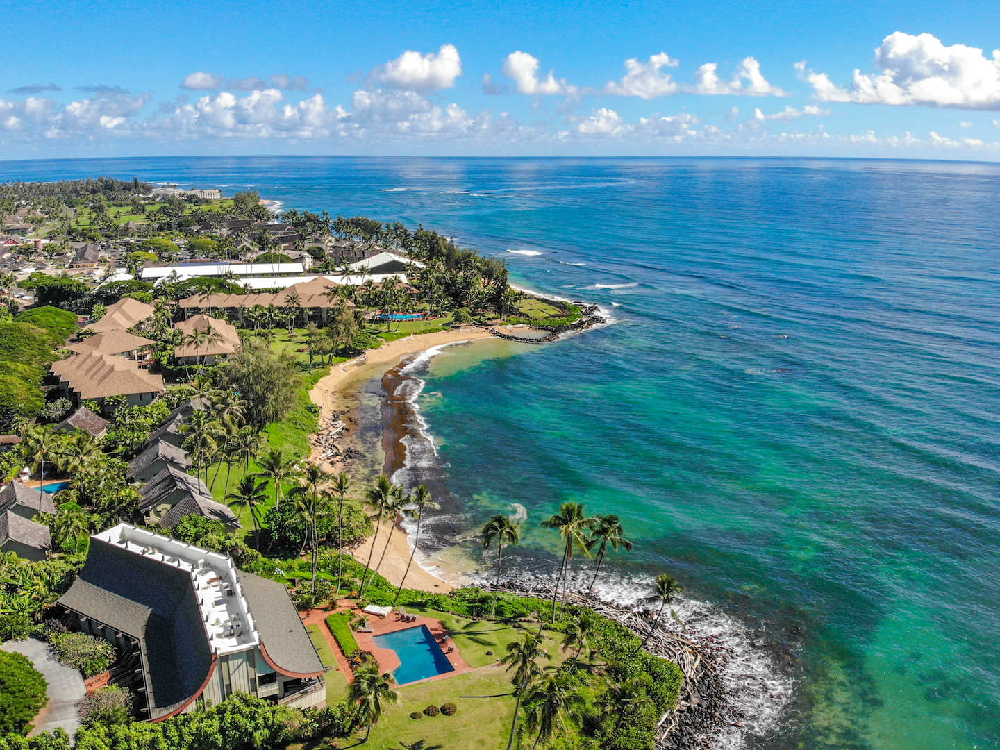 Drone view of Awapuhi