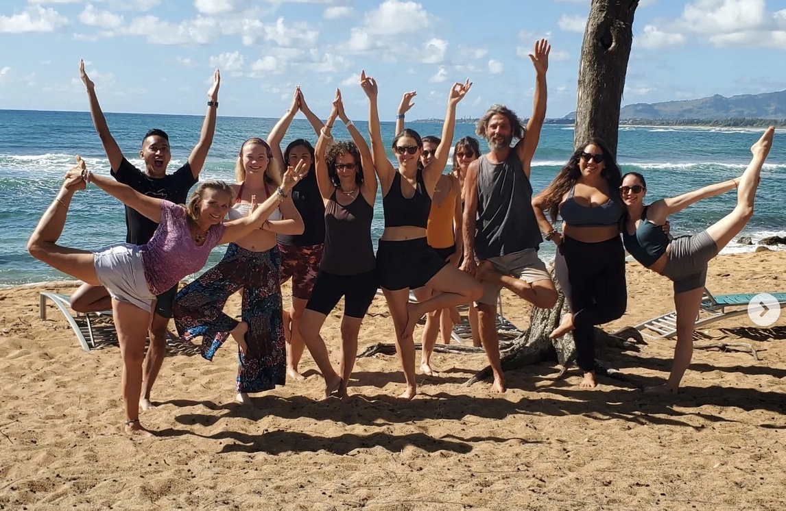 Kauai Yoga On The Beach