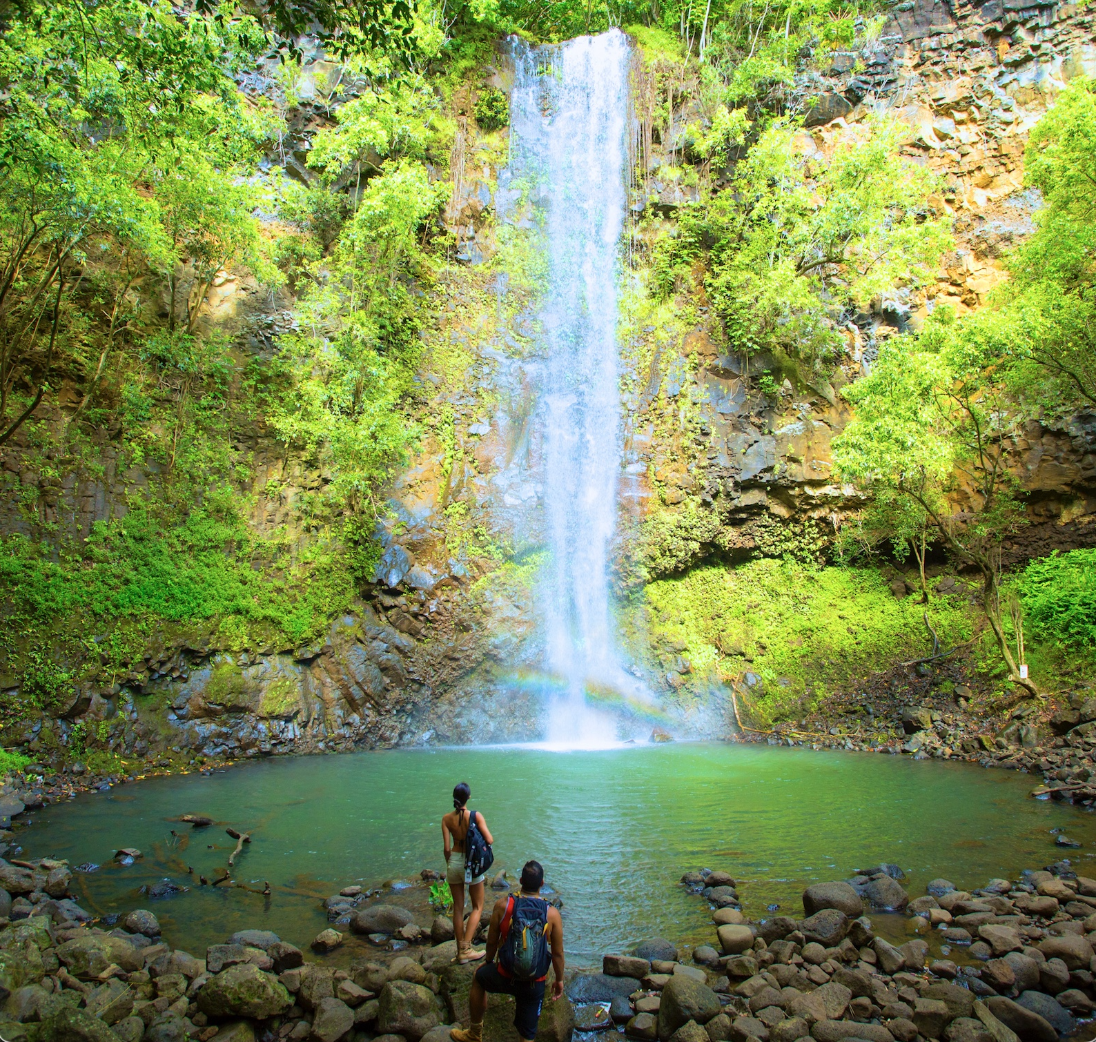 Secret Falls Kauai, Waterfall Kauai,